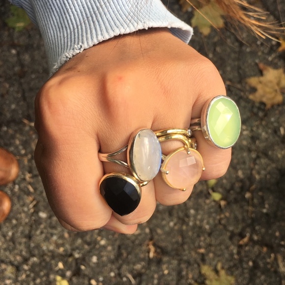 [Emily Rose Gems] Rose Quartz Sterling silver ring - Picture 3 of 5